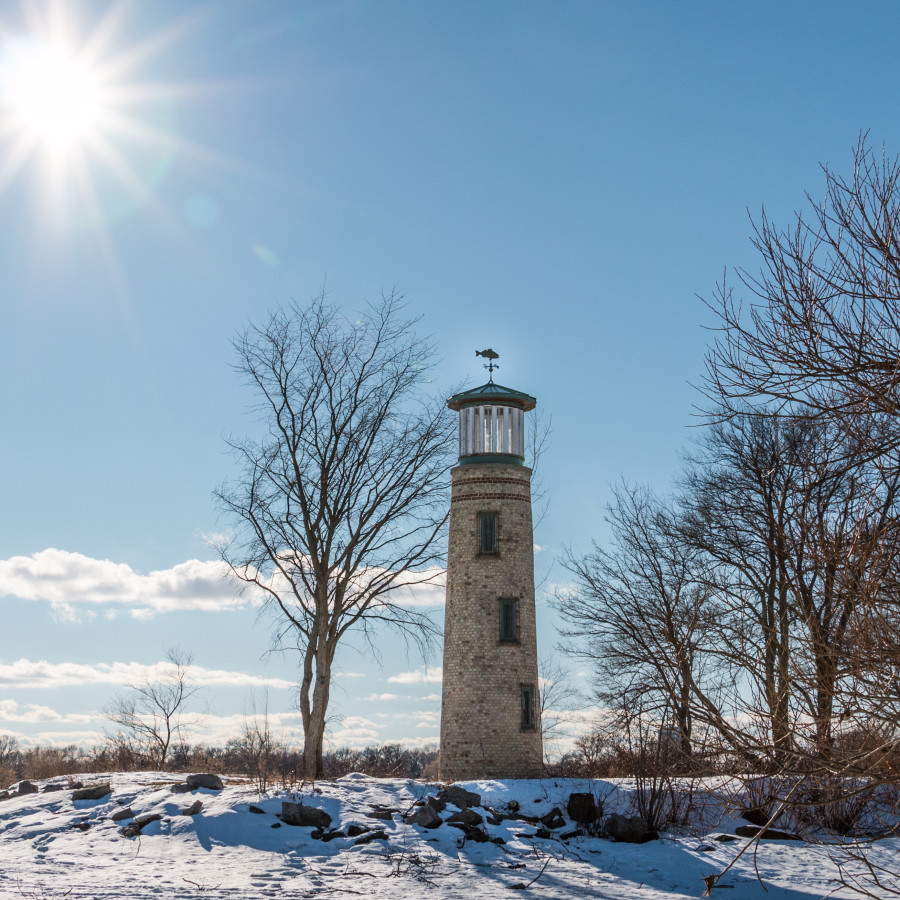 Asylum  Point Lighthouse - Winter